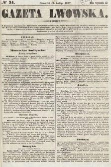 Gazeta Lwowska. 1857, nr 34