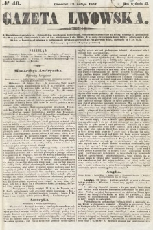Gazeta Lwowska. 1857, nr 40