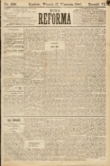 Nowa Reforma. 1887, nr 220
