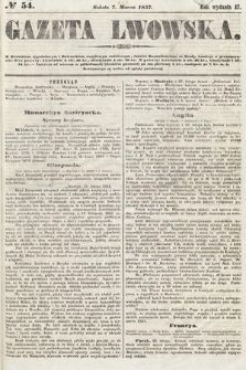 Gazeta Lwowska. 1857, nr 54