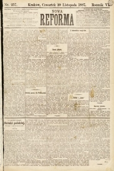 Nowa Reforma. 1887, nr 257