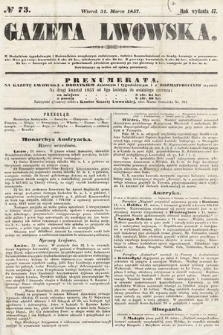 Gazeta Lwowska. 1857, nr 73