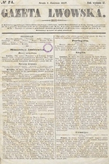 Gazeta Lwowska. 1857, nr 74