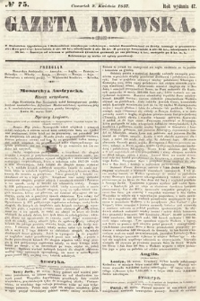 Gazeta Lwowska. 1857, nr 75
