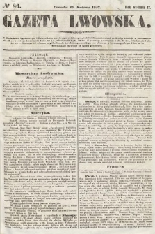 Gazeta Lwowska. 1857, nr 86