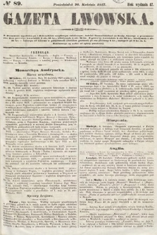Gazeta Lwowska. 1857, nr 89