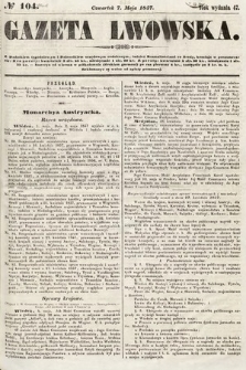 Gazeta Lwowska. 1857, nr 104