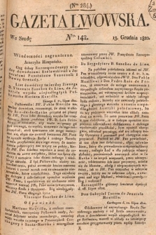 Gazeta Lwowska. 1820, nr 142