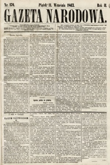 Gazeta Narodowa. 1863, nr 176