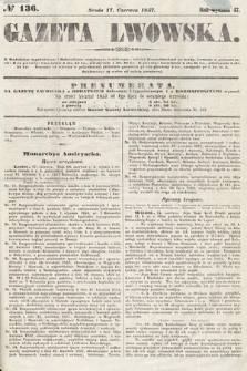 Gazeta Lwowska. 1857, nr 136