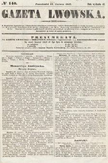 Gazeta Lwowska. 1857, nr 140