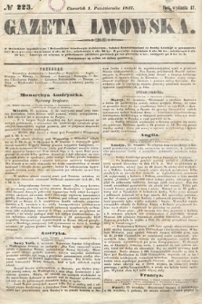 Gazeta Lwowska. 1857, nr 223