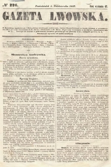 Gazeta Lwowska. 1857, nr 226
