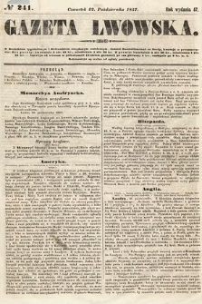 Gazeta Lwowska. 1857, nr 241