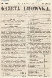 Gazeta Lwowska. 1857, nr 242