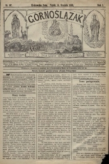 Górnoślązak : pismo dla ludu katolickiego. 1888, nr 97