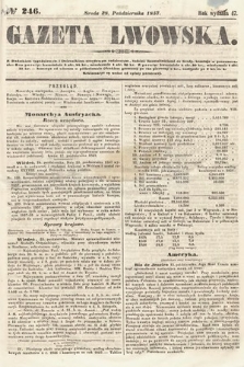 Gazeta Lwowska. 1857, nr 246