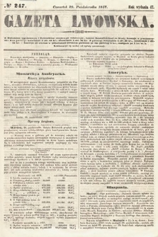 Gazeta Lwowska. 1857, nr 247