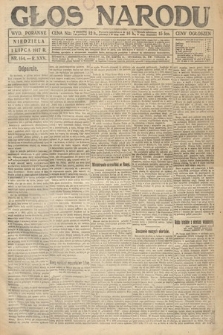 Głos Narodu (wydanie poranne). 1917, nr 154