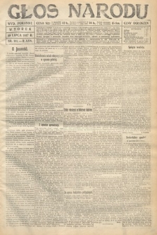 Głos Narodu (wydanie poranne). 1917, nr 161
