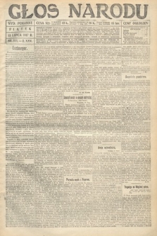 Głos Narodu (wydanie poranne). 1917, nr 164