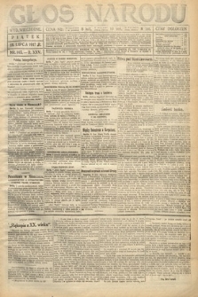 Głos Narodu (wydanie wieczorne). 1917, nr 165