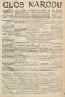 Głos Narodu (wydanie wieczorne). 1917, nr 167