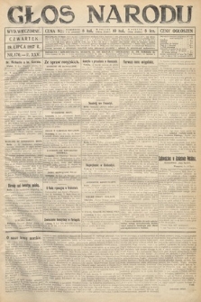 Głos Narodu (wydanie wieczorne). 1917, nr 170
