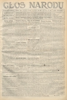 Głos Narodu (wydanie wieczorne). 1917, nr 176