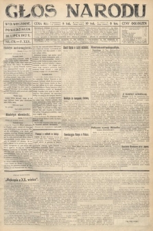 Głos Narodu (wydanie wieczorne). 1917, nr 179