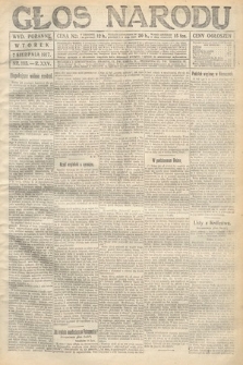 Głos Narodu (wydanie poranne). 1917, nr 185