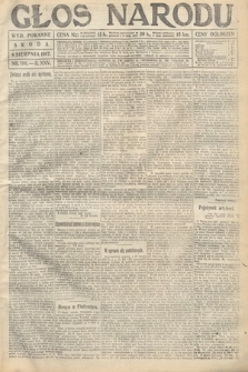 Głos Narodu (wydanie poranne). 1917, nr 186