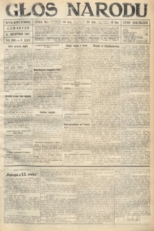 Głos Narodu (wydanie wieczorne). 1917, nr 188