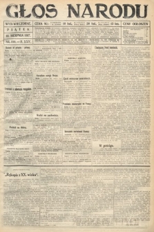 Głos Narodu (wydanie wieczorne). 1917, nr 189