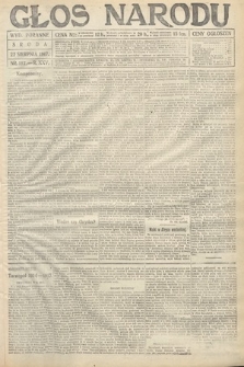 Głos Narodu (wydanie poranne). 1917, nr 197