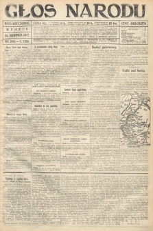 Głos Narodu (wydanie wieczorne). 1917, nr 203