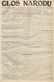 Głos Narodu (wydanie wieczorne). 1917, nr 209