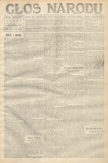 Głos Narodu (wydanie poranne). 1917, nr 209