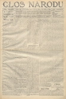 Głos Narodu (wydanie poranne). 1917, nr 219