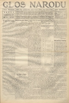 Głos Narodu (wydanie poranne). 1917, nr 220