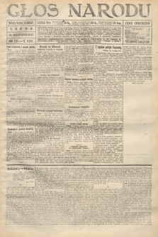 Głos Narodu (wydanie wieczorne). 1917, nr 221
