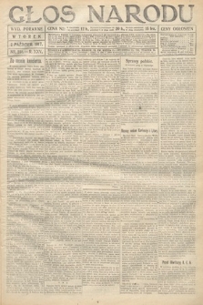 Głos Narodu (wydanie poranne). 1917, nr 231