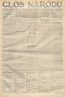 Głos Narodu (wydanie wieczorne). 1917, nr 240