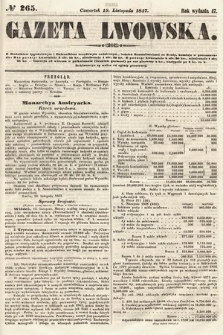 Gazeta Lwowska. 1857, nr 265