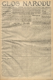 Głos Narodu (wydanie wieczorne). 1917, nr 254