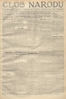 Głos Narodu (wydanie wieczorne). 1917, nr 259