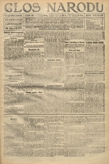 Głos Narodu (wydanie wieczorne). 1917, nr 260