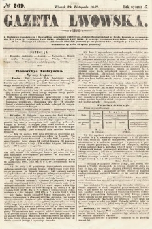 Gazeta Lwowska. 1857, nr 269