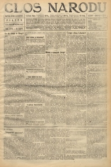 Głos Narodu (wydanie wieczorne). 1917, nr 270