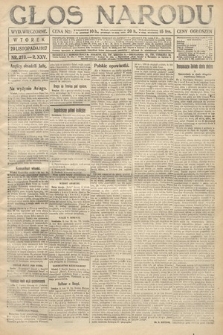 Głos Narodu (wydanie wieczorne). 1917, nr 273